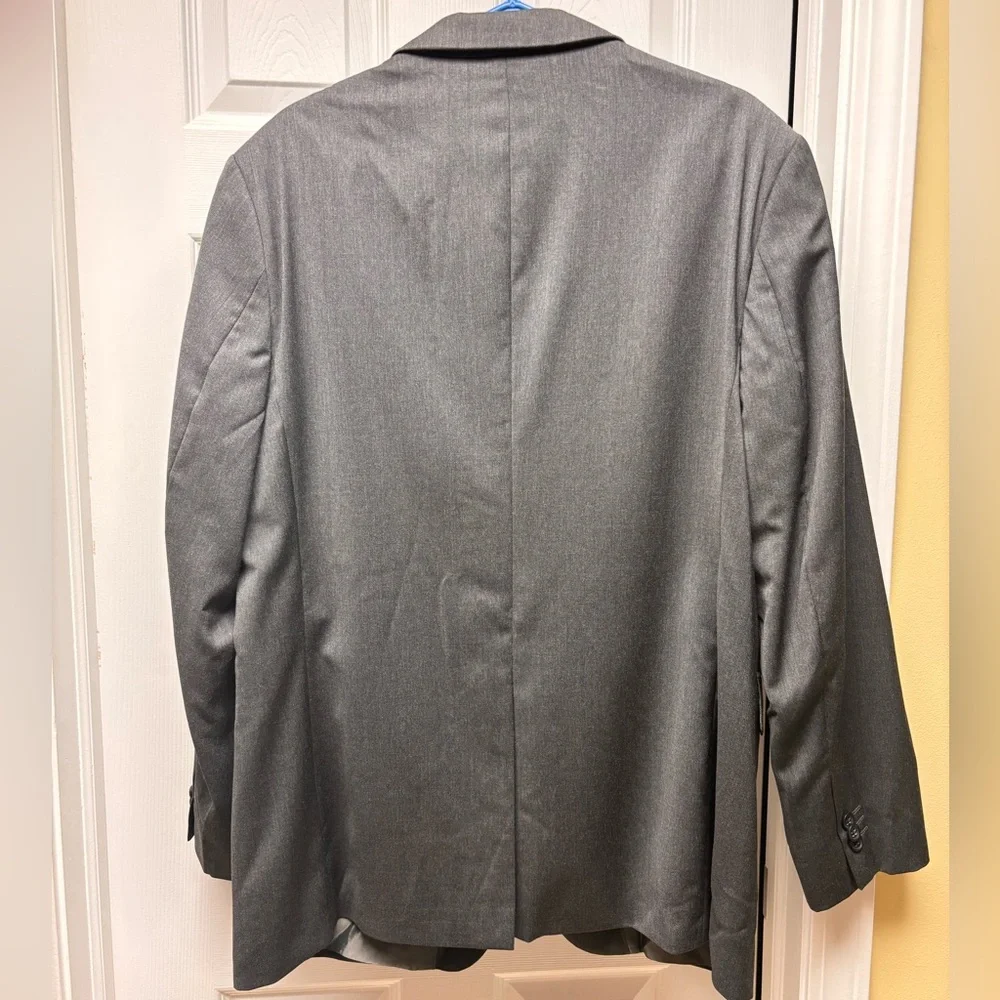 Banana Republic Modern Fit Men’s Suit Blazer – Gray (Size 44R) | Italian Fabric